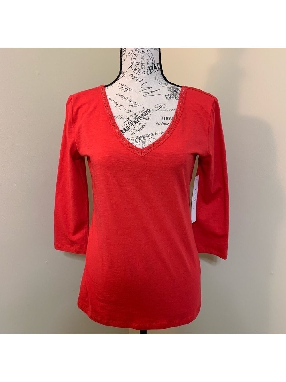 Tribal Beaded Open Back Blouse